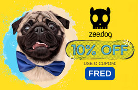 CUPOM FRED PARA 10% OFF NA ZEEDOG